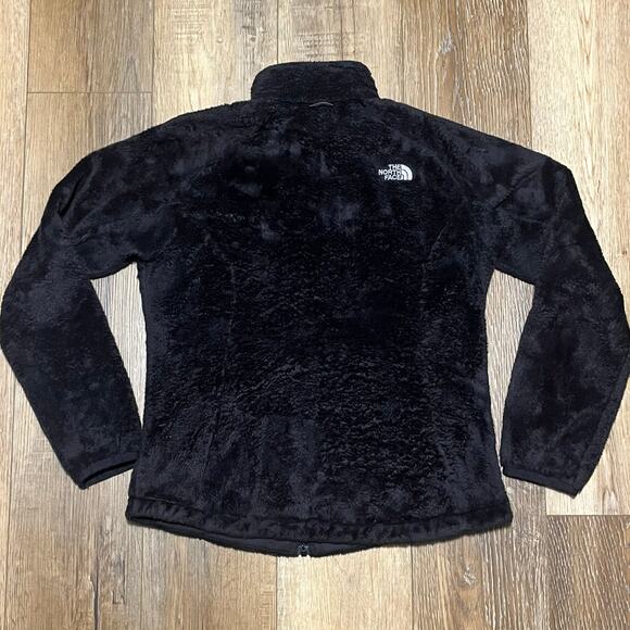 The North Face Osito Fleece Jacket Black Women’s Medium Soft Plush Full Zip Cozy - Picture 5 of 9